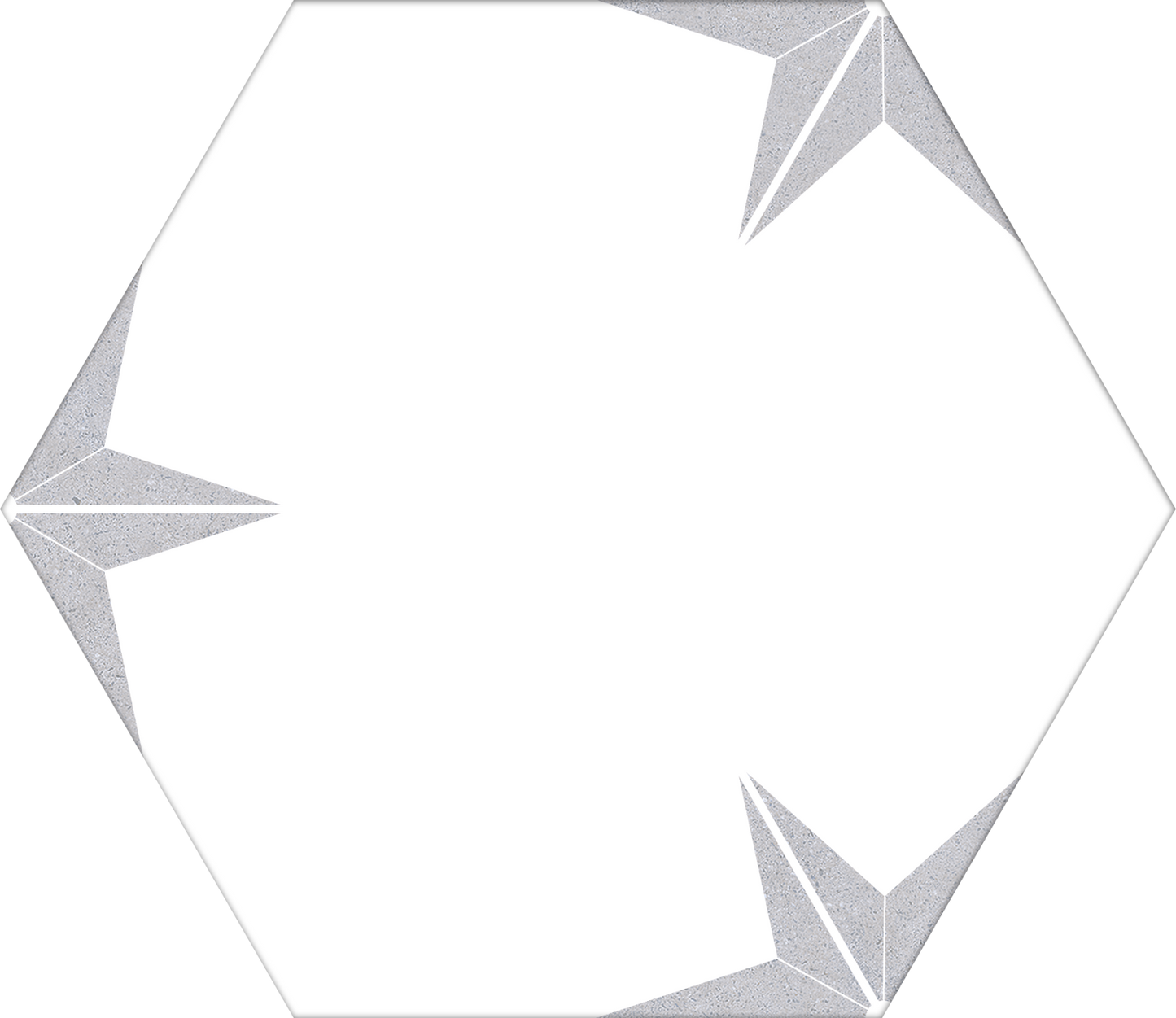 Stella Silver Hex 25 Fliese
