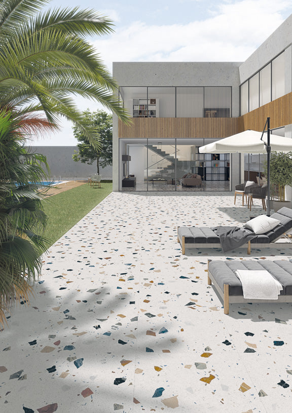 Fliese Stracciatella Grafito 60x60