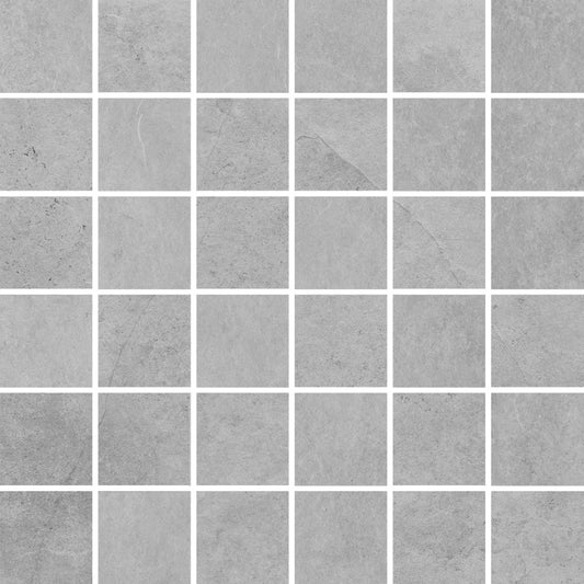 Fliese Tacoma Weiß Mosaik 30x30