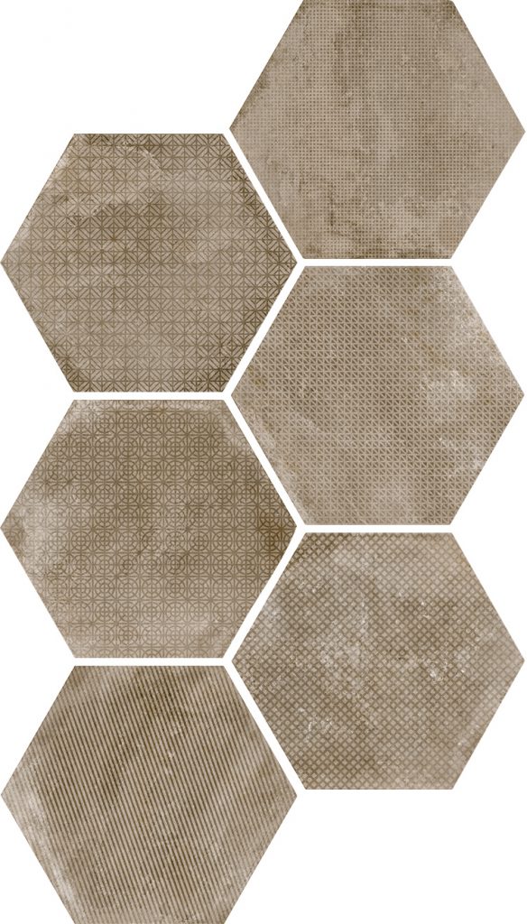 Fliese Urban Melange Nuss 25,4x29,2