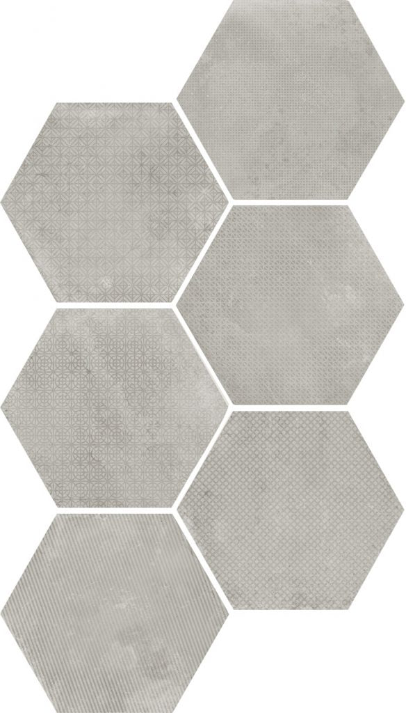 Fliese Urban Melange Silber 25,4x29,2