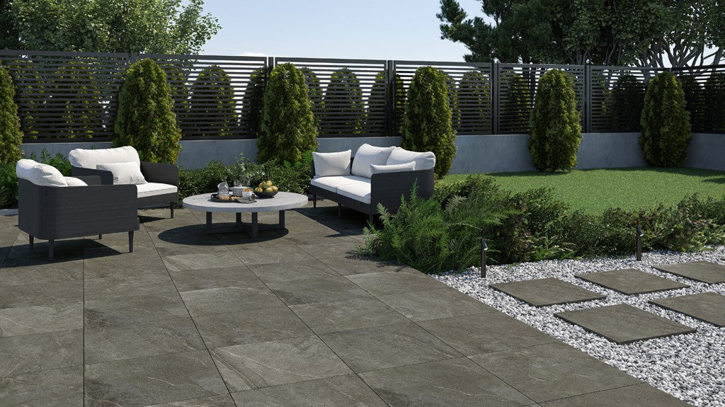 Fliese Cliff Anthrazit 60x60x2