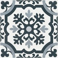 Heritage GF Taco Black 16,5x16,5 Fliese