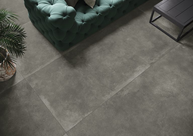 Fliese Modern Beton Silber Matt 80x80
