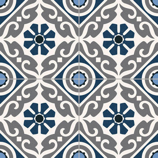 Fliese Musa Blau 33x33