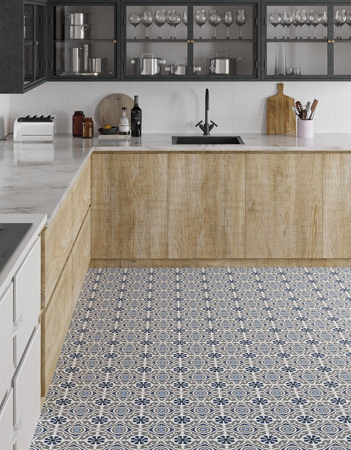 Fliese Grace Blau 33x33