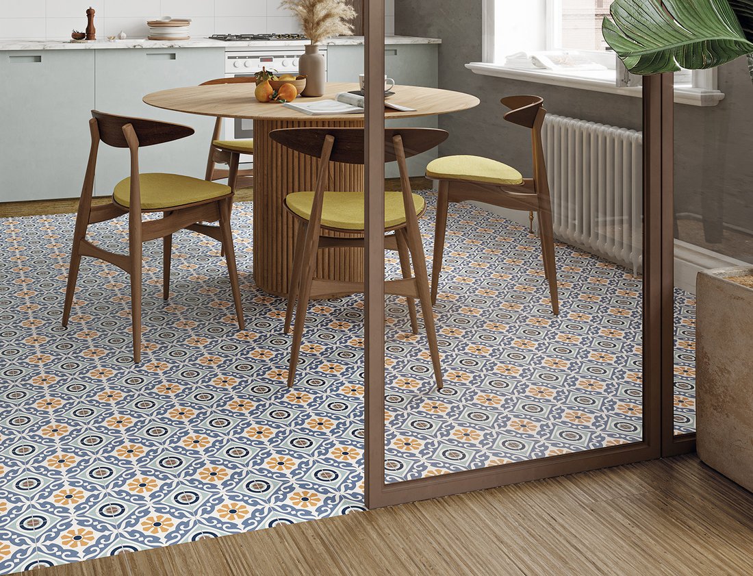 Fliese Grace Blau 33x33