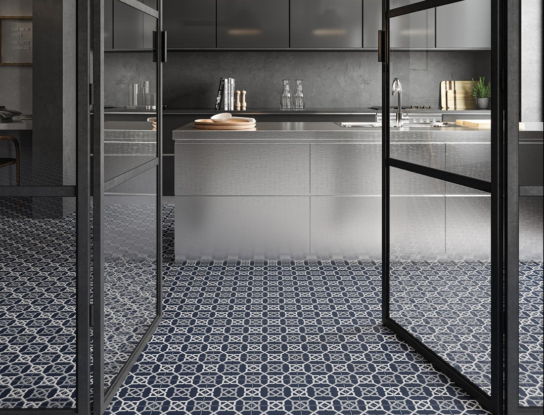 Fliese Grace Blau 33x33