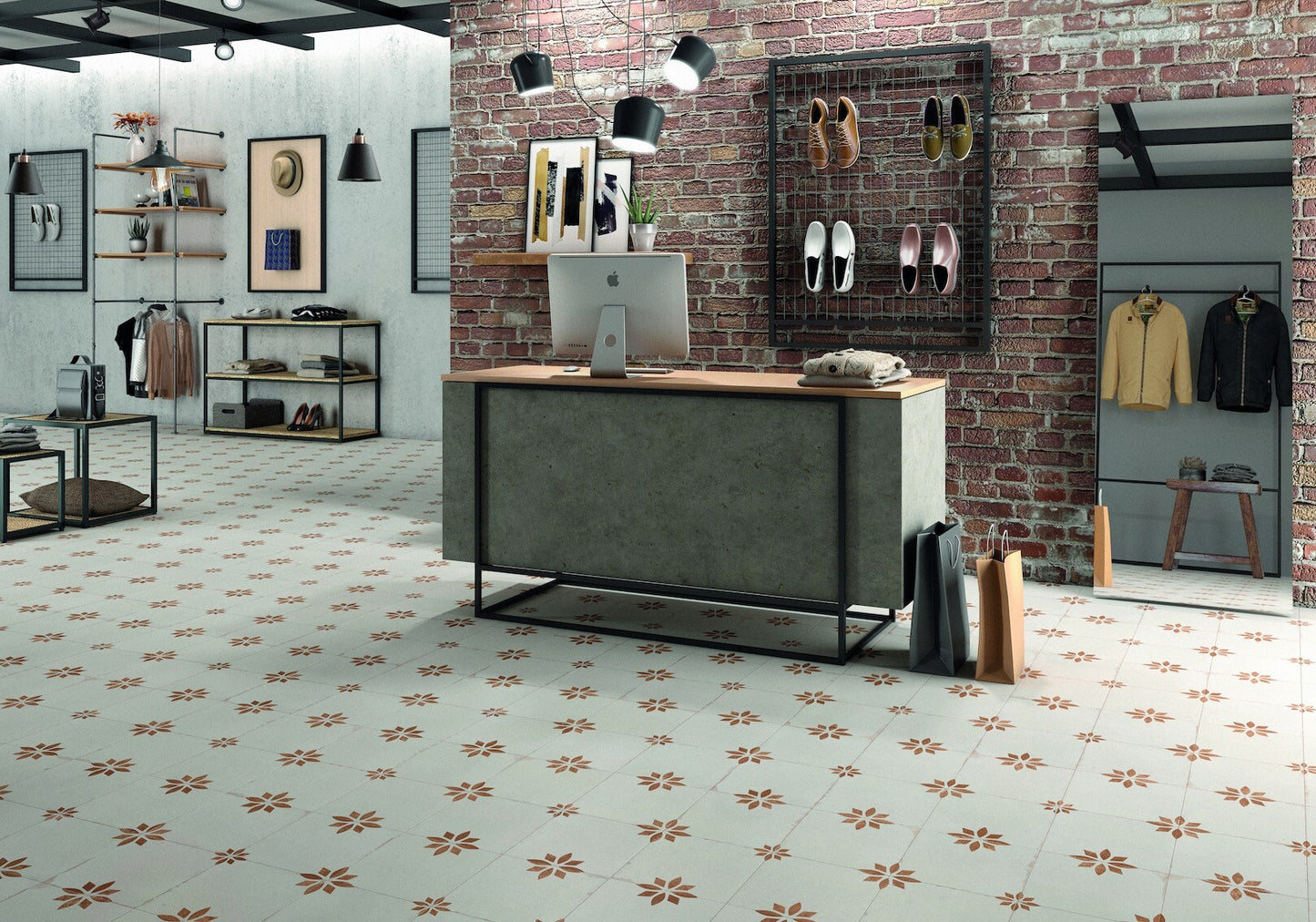 Savannah Silver 45x45 Fliese