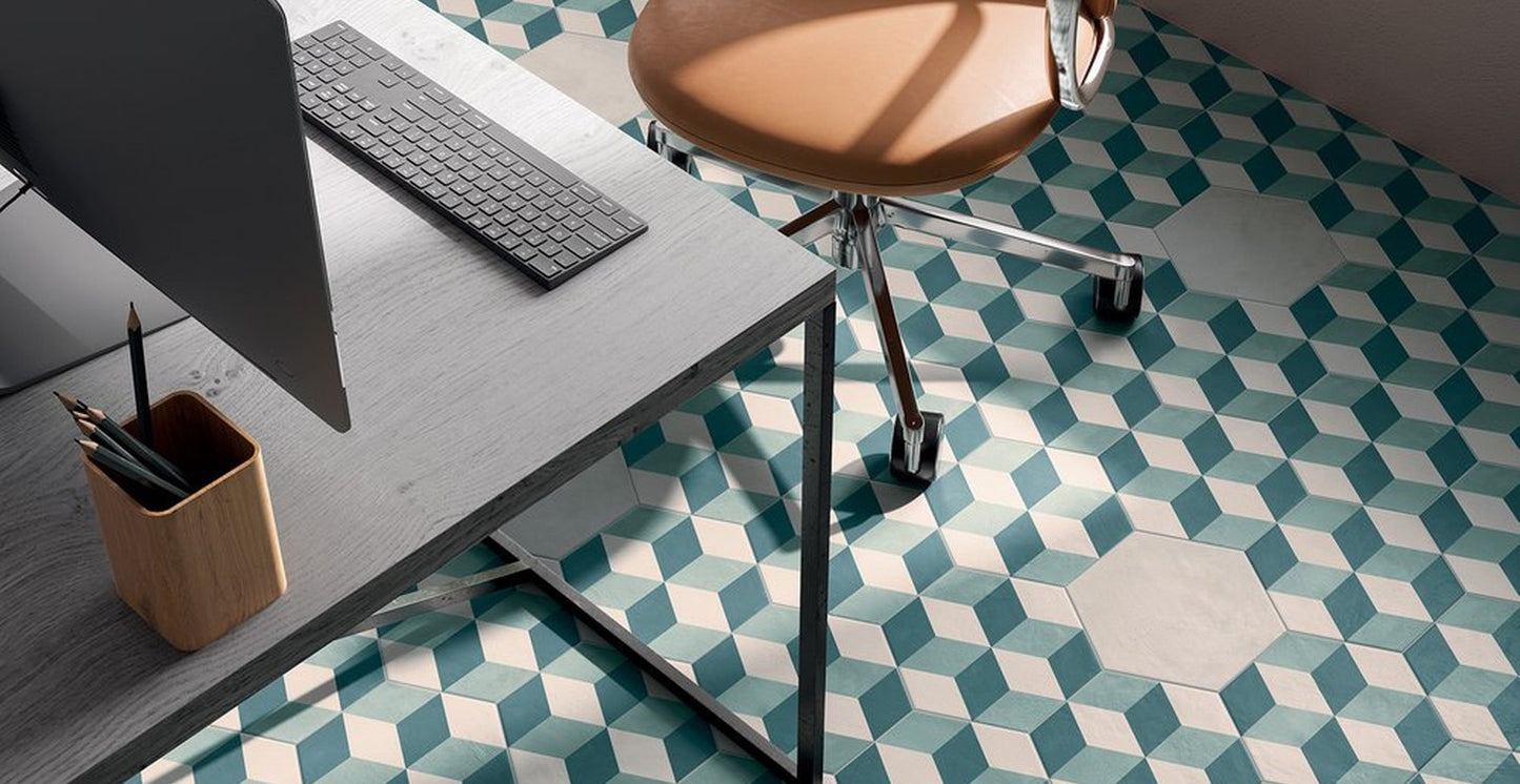 Terra Art Oceano Hexagon 21,6x25 Fliese