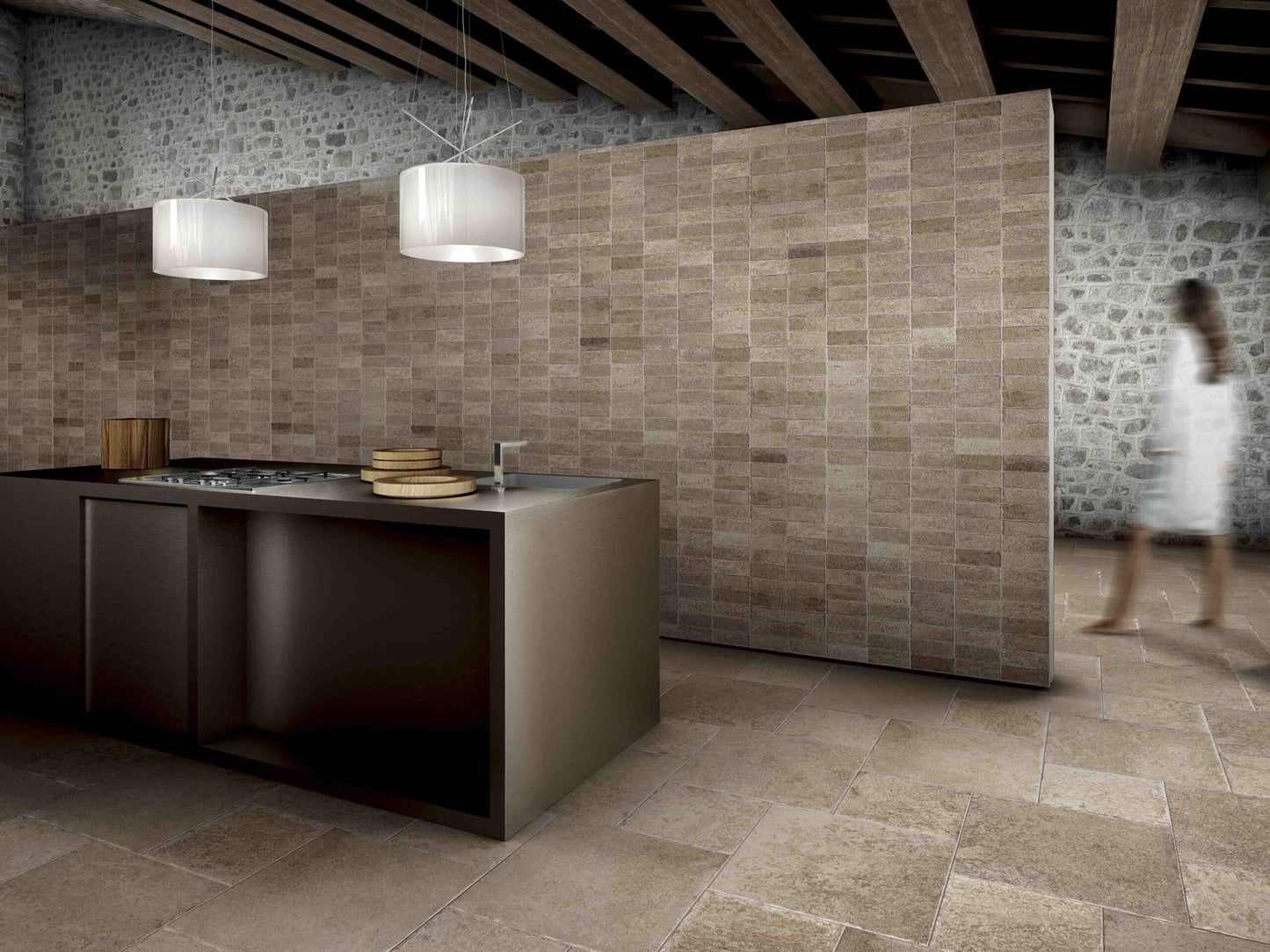 Fliese Dordogne Karamell Mosaik 30,5x30,5