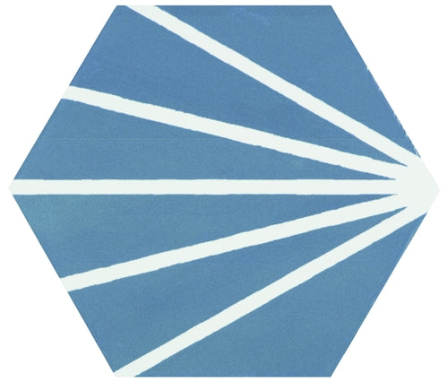 Sechseck Meraki Azul 19,8x22,8
