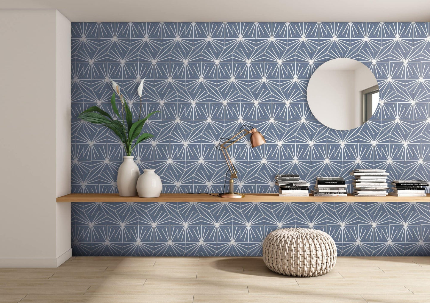 Sechseck Meraki Azul 19,8x22,8