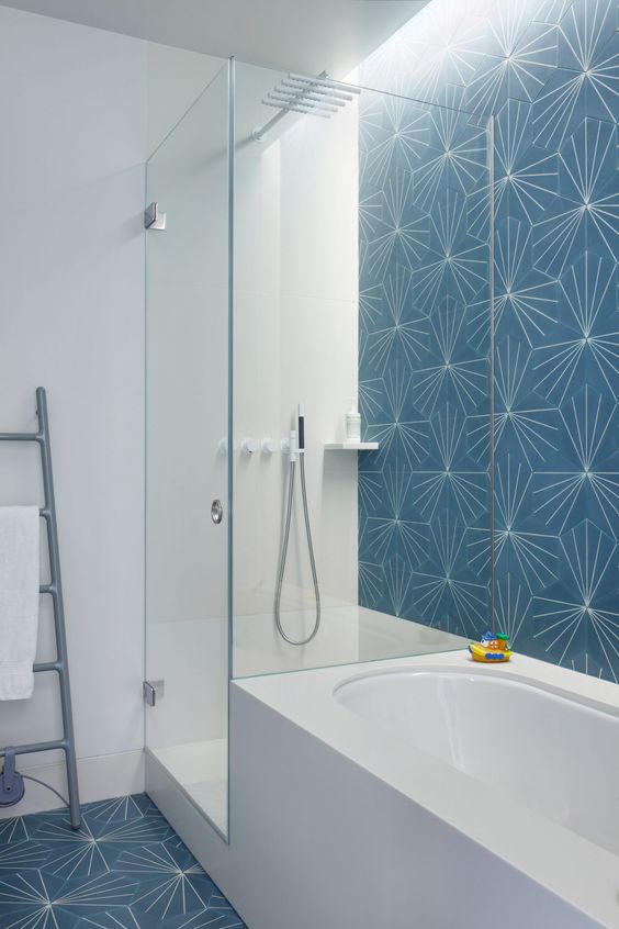 Sechseck Meraki Azul 19,8x22,8
