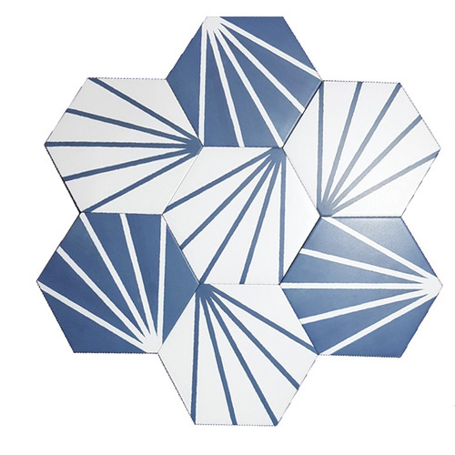Hexagon Meraki Base Azul 19,8x22,8
