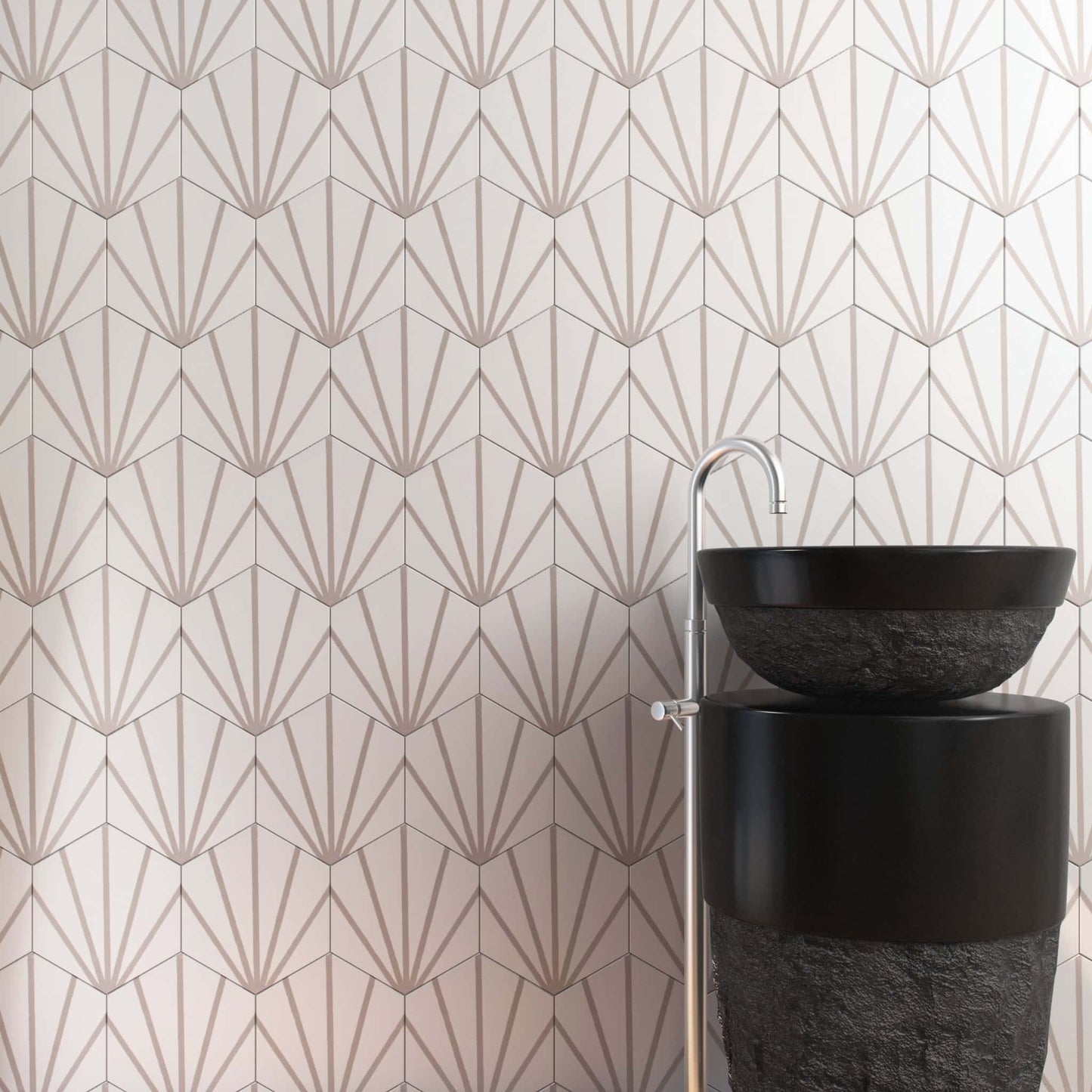 Hexagon Meraki Base Blanco 19,8x22,8