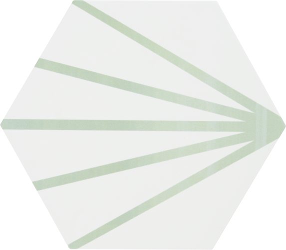 Sechseck Meraki Line Verde 19,8x22,8