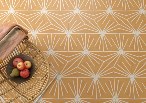 Sechseck Meraki Line Mostaza 19,8x22,8