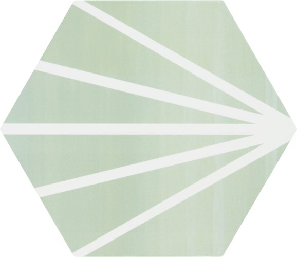 Sechseck Meraki Verde 19,8x22,8