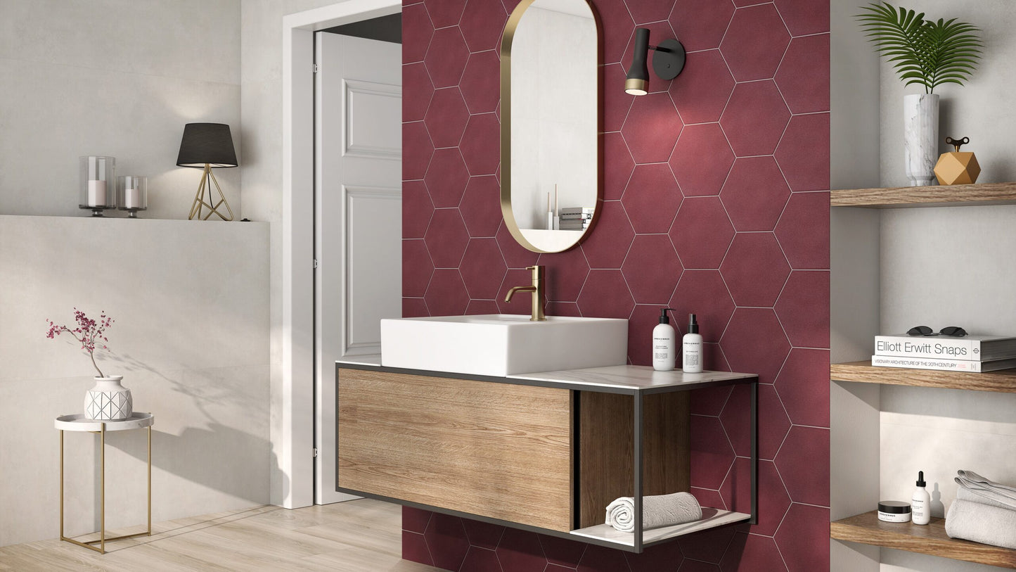 Fliese Mayfair Grana Hexagon matt 19,8×22,8