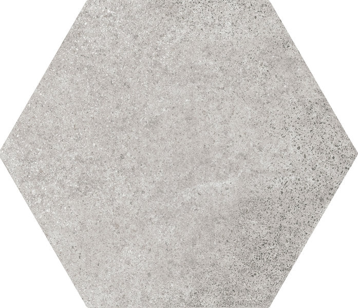 Sechseck Zementgrau 17,5x20