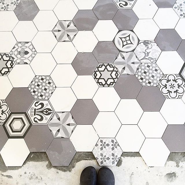 Sechseck Blanco Mate Hexatile 17,5x20