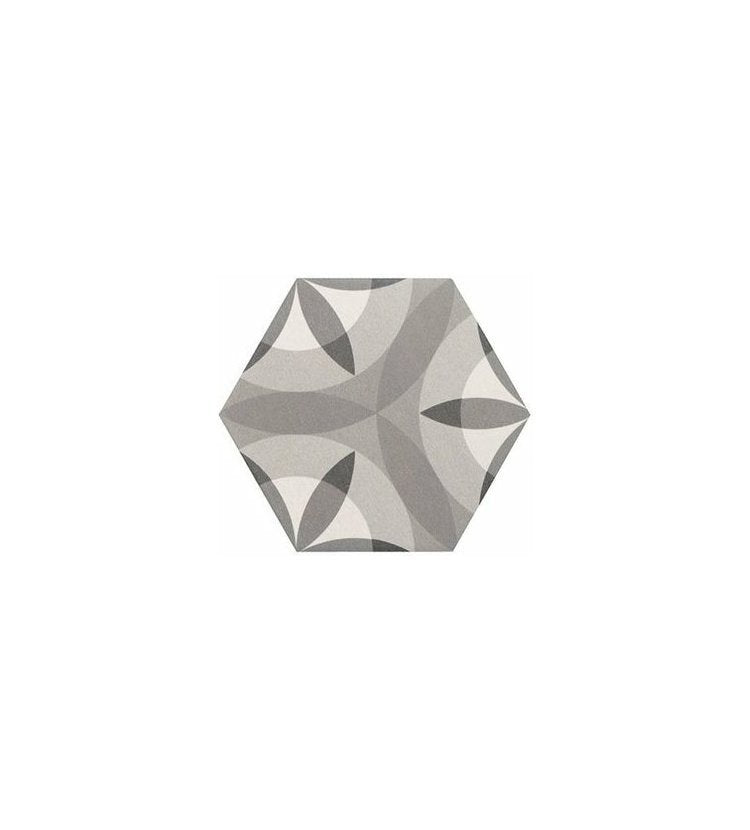 Hexagon Nature B&W Hexatile 17,5x20