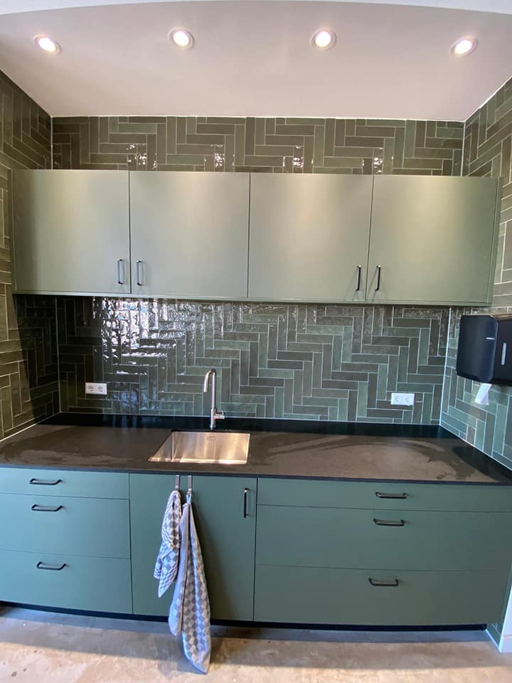 Fliese Atelier Retro Vert Emeraude 10×10
