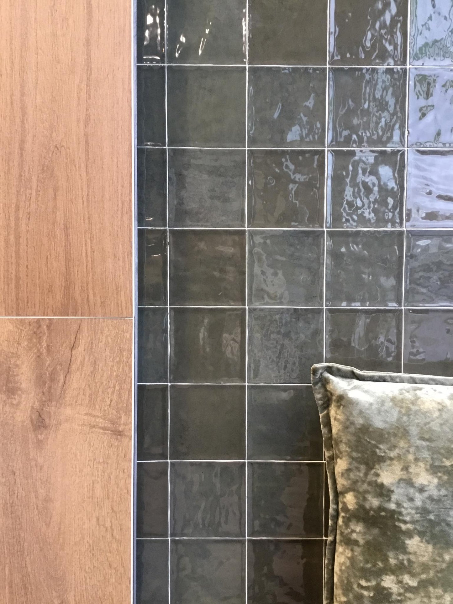 Fliese Atelier Retro Vert Emeraude 10×10