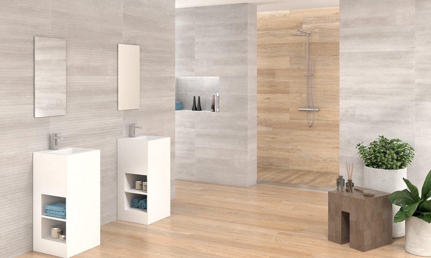 Fliese Irta Beige 25x75