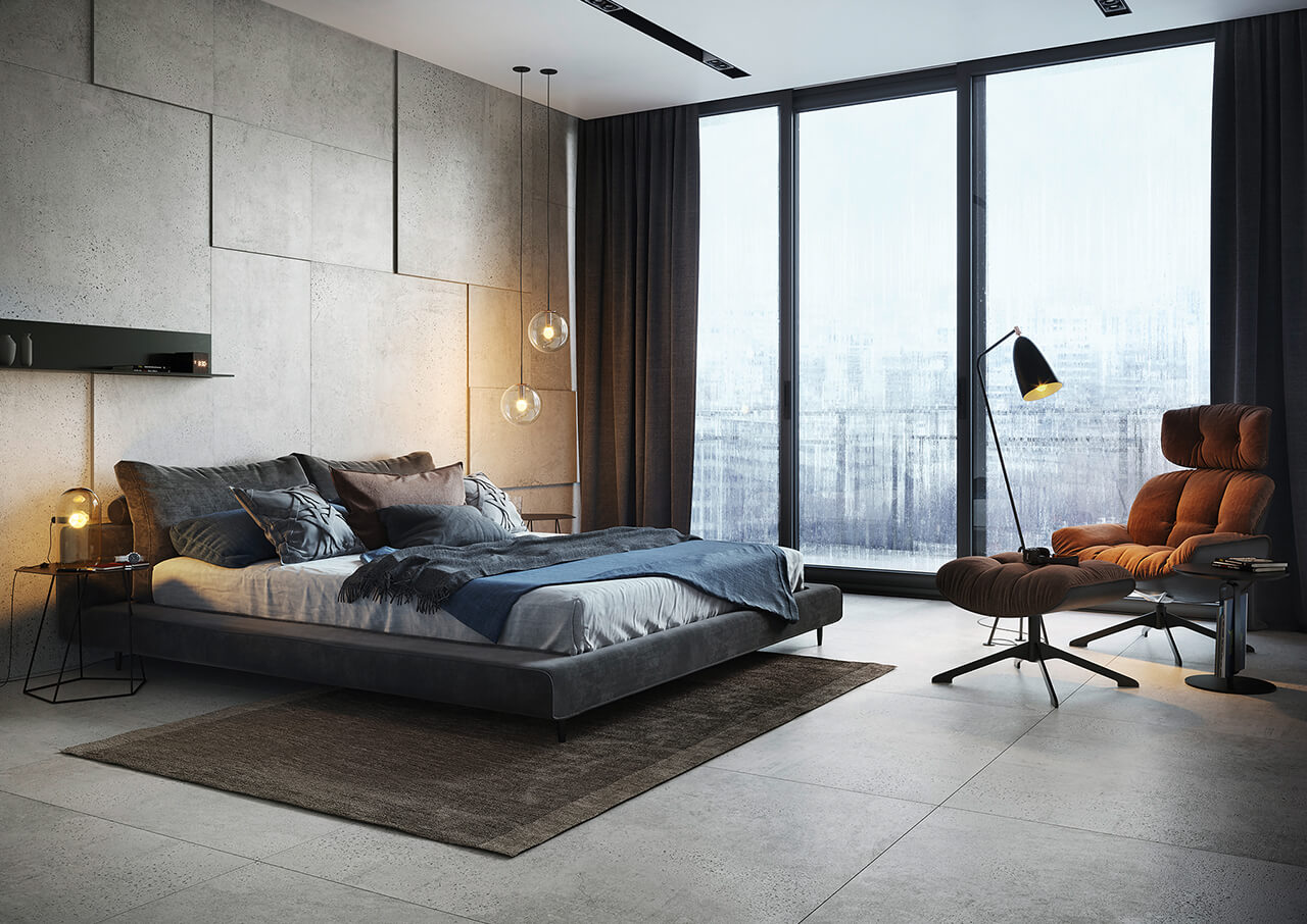 Newstone hellgraue 80x80-Fliesen