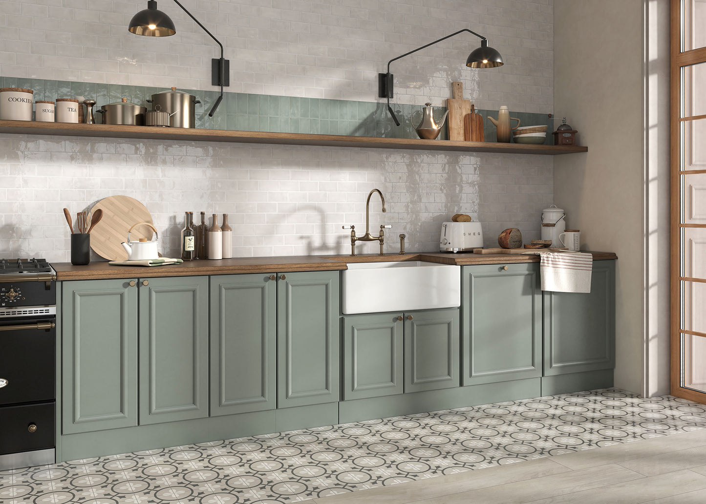 Blu Di Prussia Memory Fliese 6,5x13
