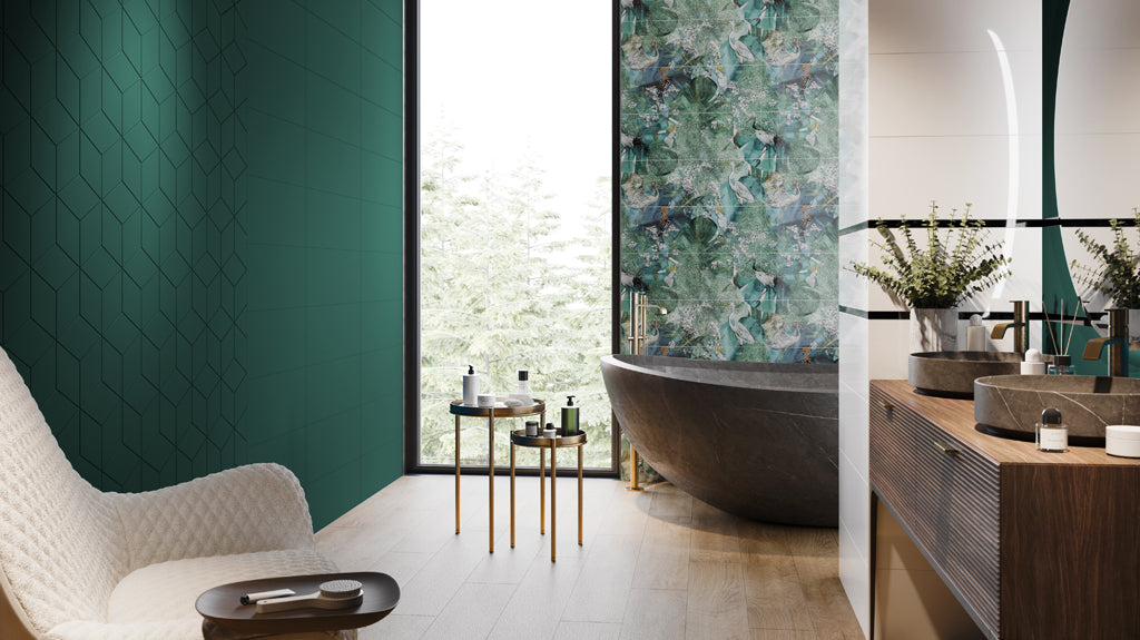 Dekor Botanica Glänzend 75x75