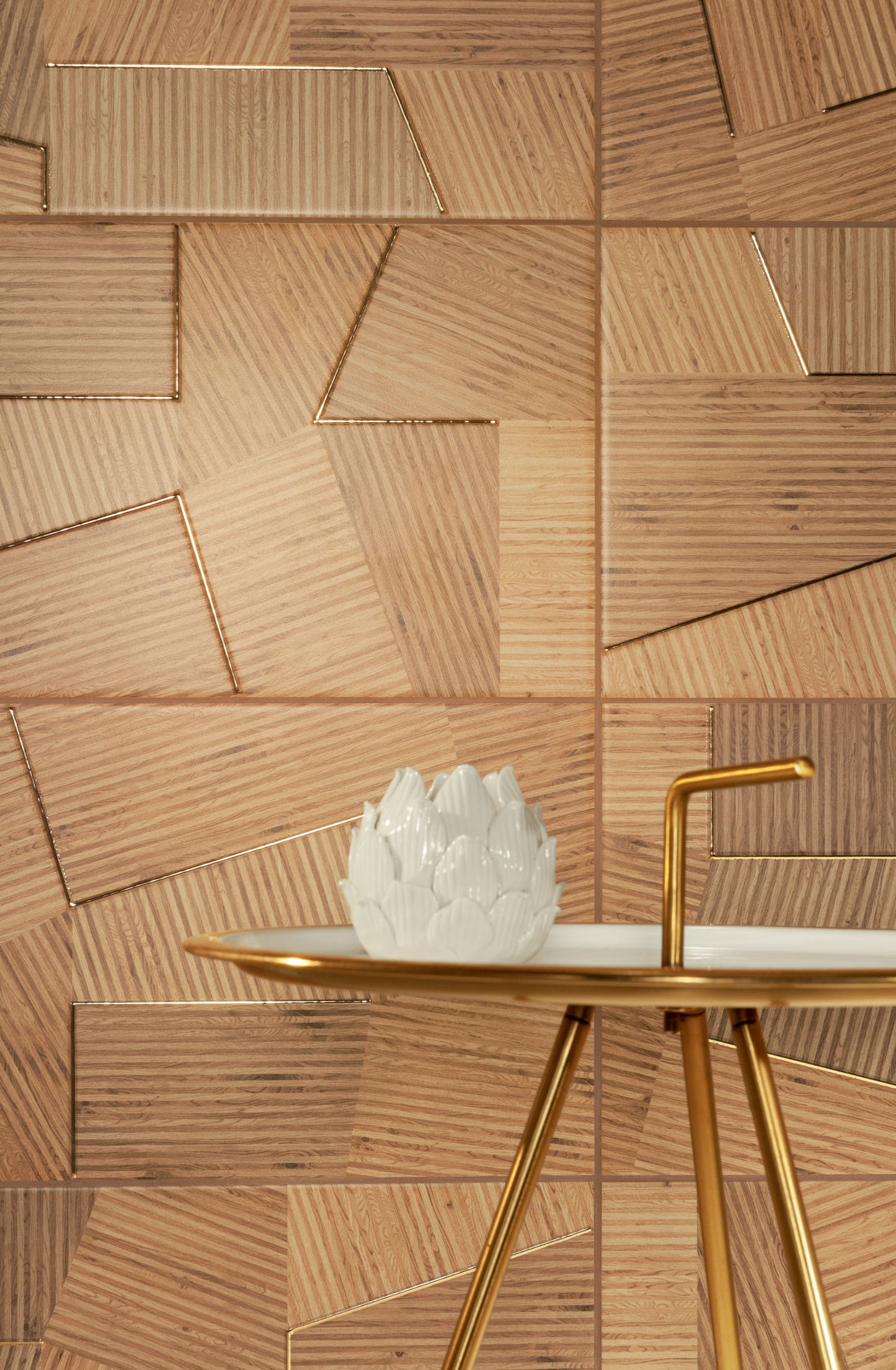 Tile Flare Gold Sechseck 12,5x11