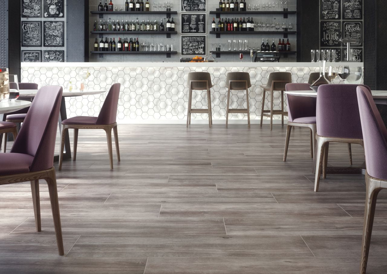 Fliese Mattina Grigio Rektifiziertes Mosaik 29,7x29,7
