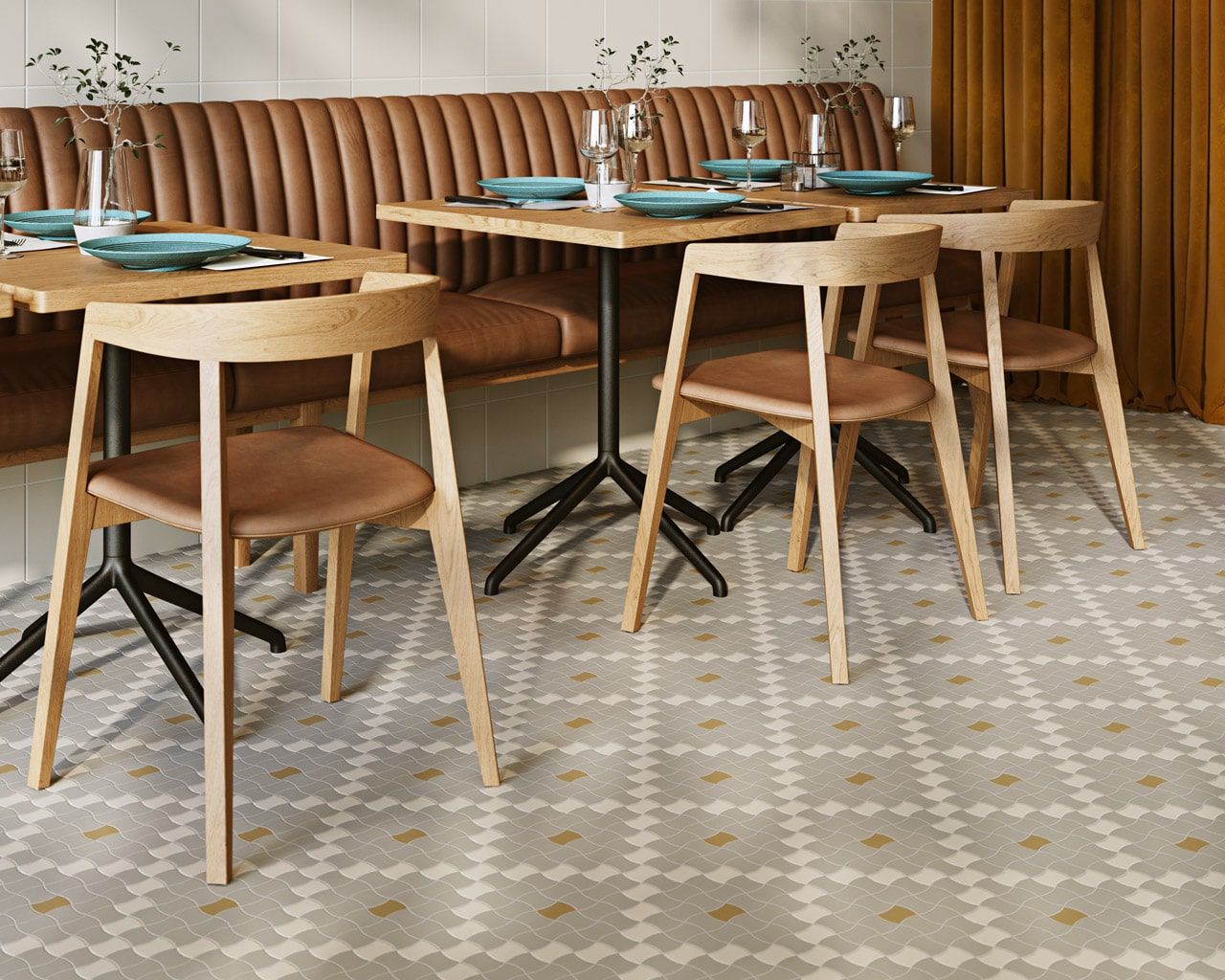 Fliese Modernizm Grys Mosaik 29,8x29,8