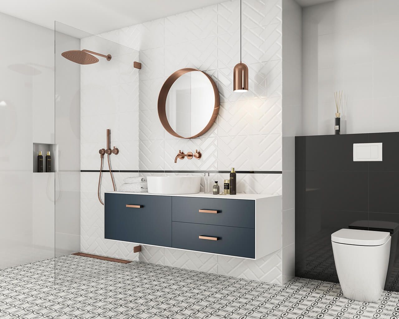 Fliese Moonlight Bianco A strukturiert rektifiziert 29,5x59,5