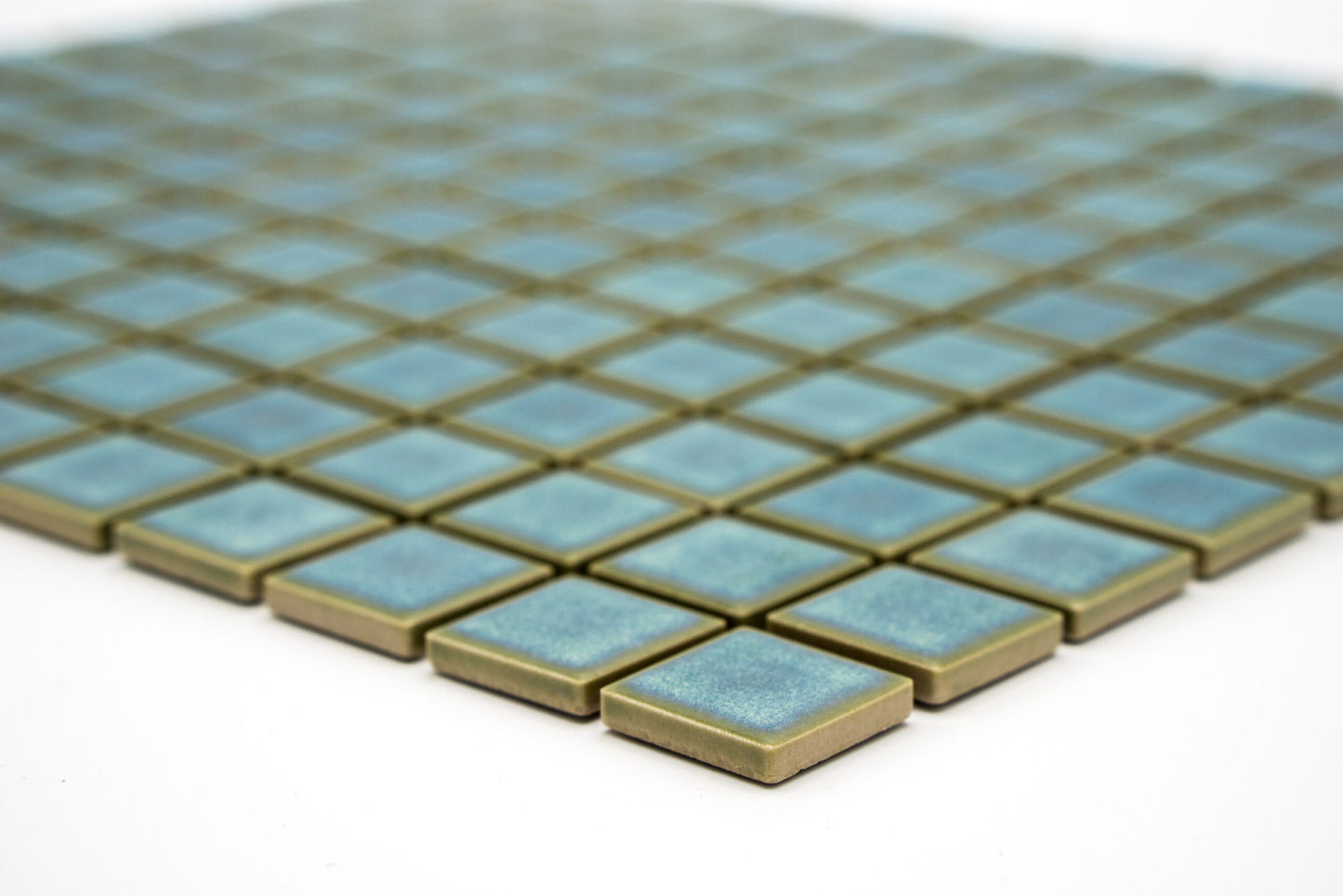 Mosaikpalette Uni grün-blau glänzend B1S BL3