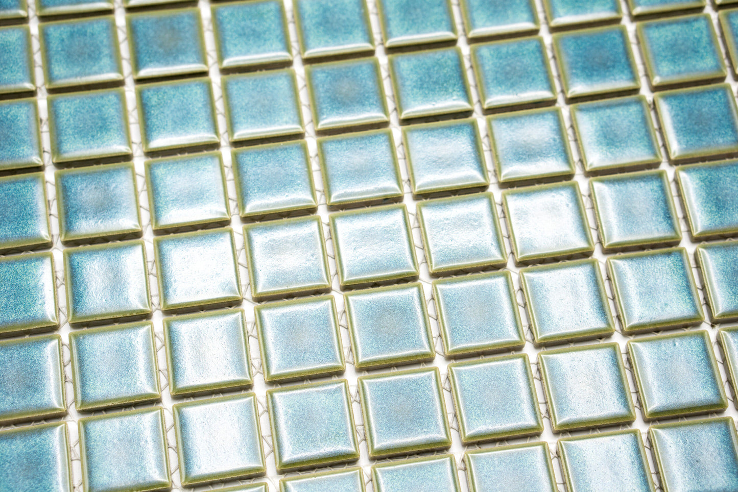 Mosaikpalette Uni grün-blau glänzend B1S BL3