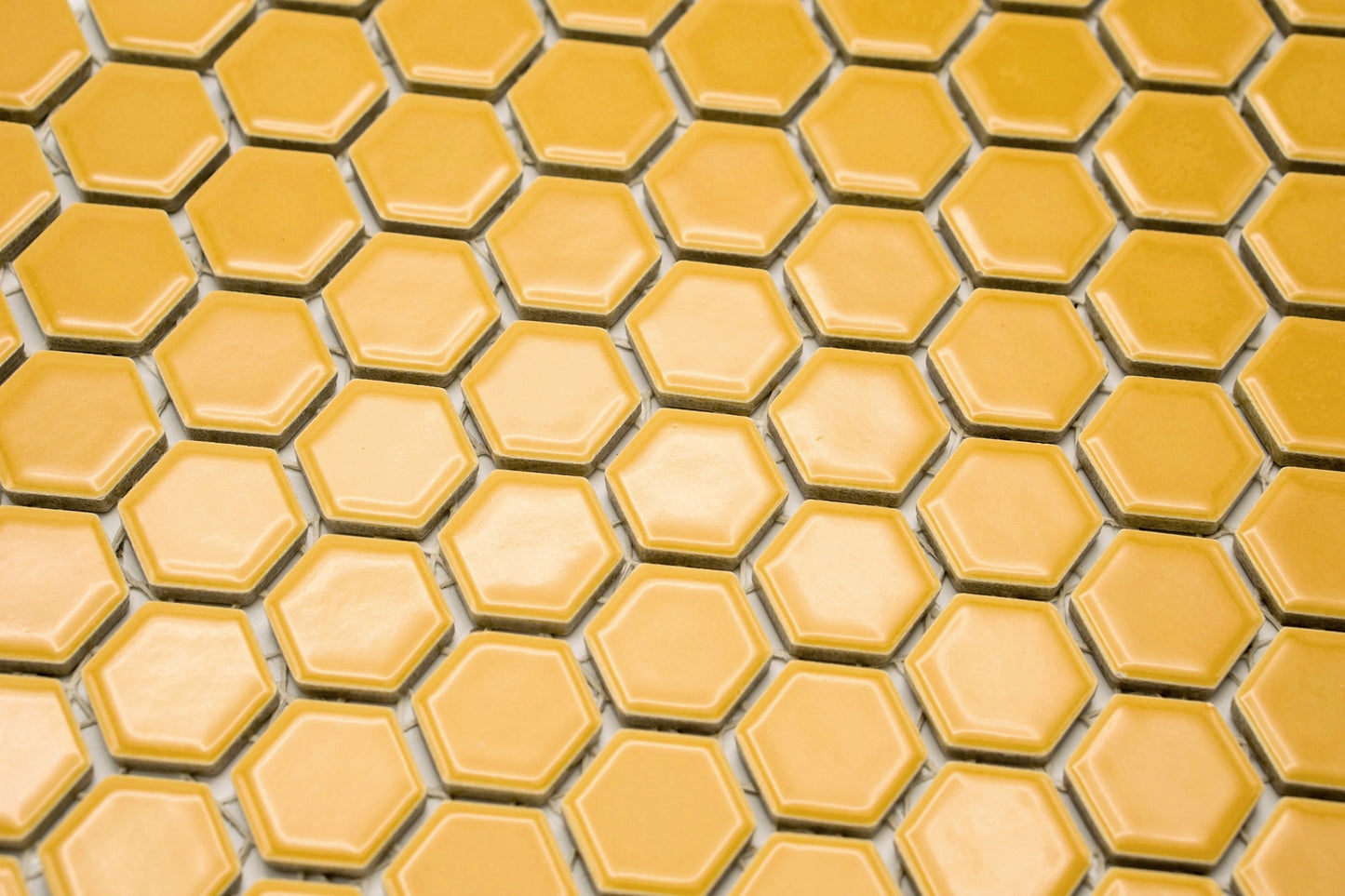 Mosaik Hexagon H HX 270 gelb 2,3x2,6 glänzend
