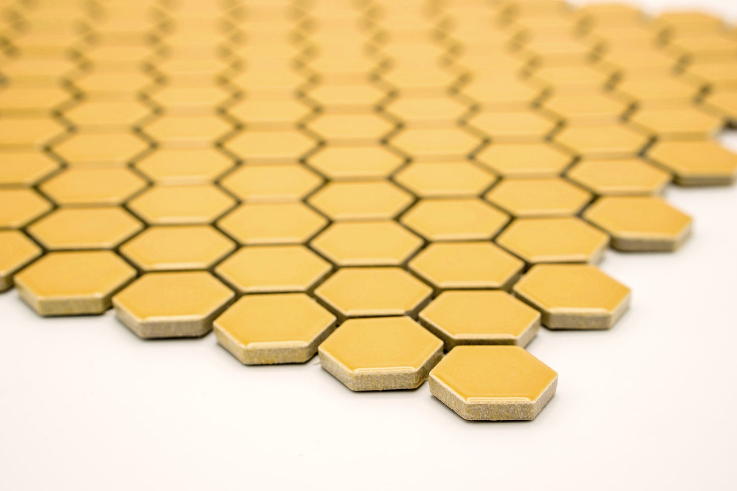 Mosaik Hexagon H HX 270 gelb 2,3x2,6 glänzend