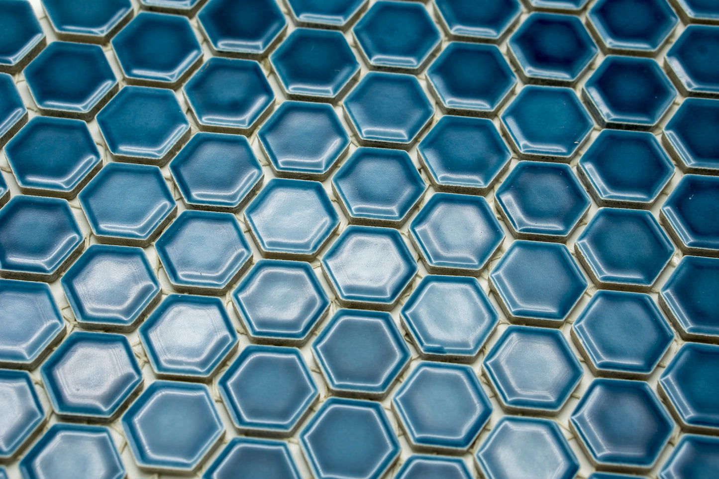 Mosaik Hexagon H HX 5437 Türkis 2,3x2,6 Glanz