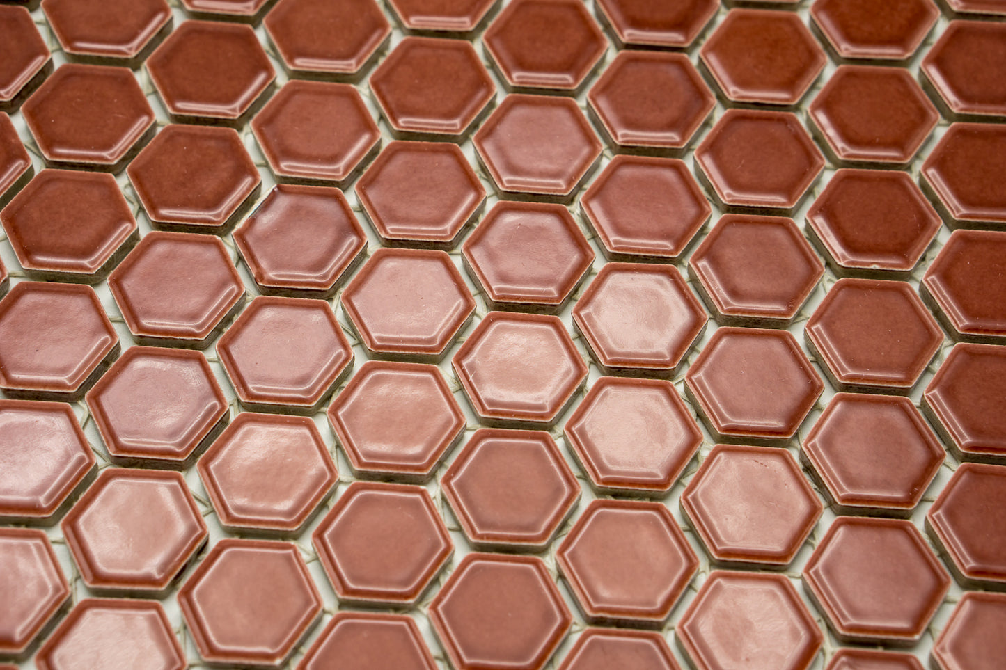 Mosaik Hexagon H HX 5532 Burgund 2,3x2,6 Glanz