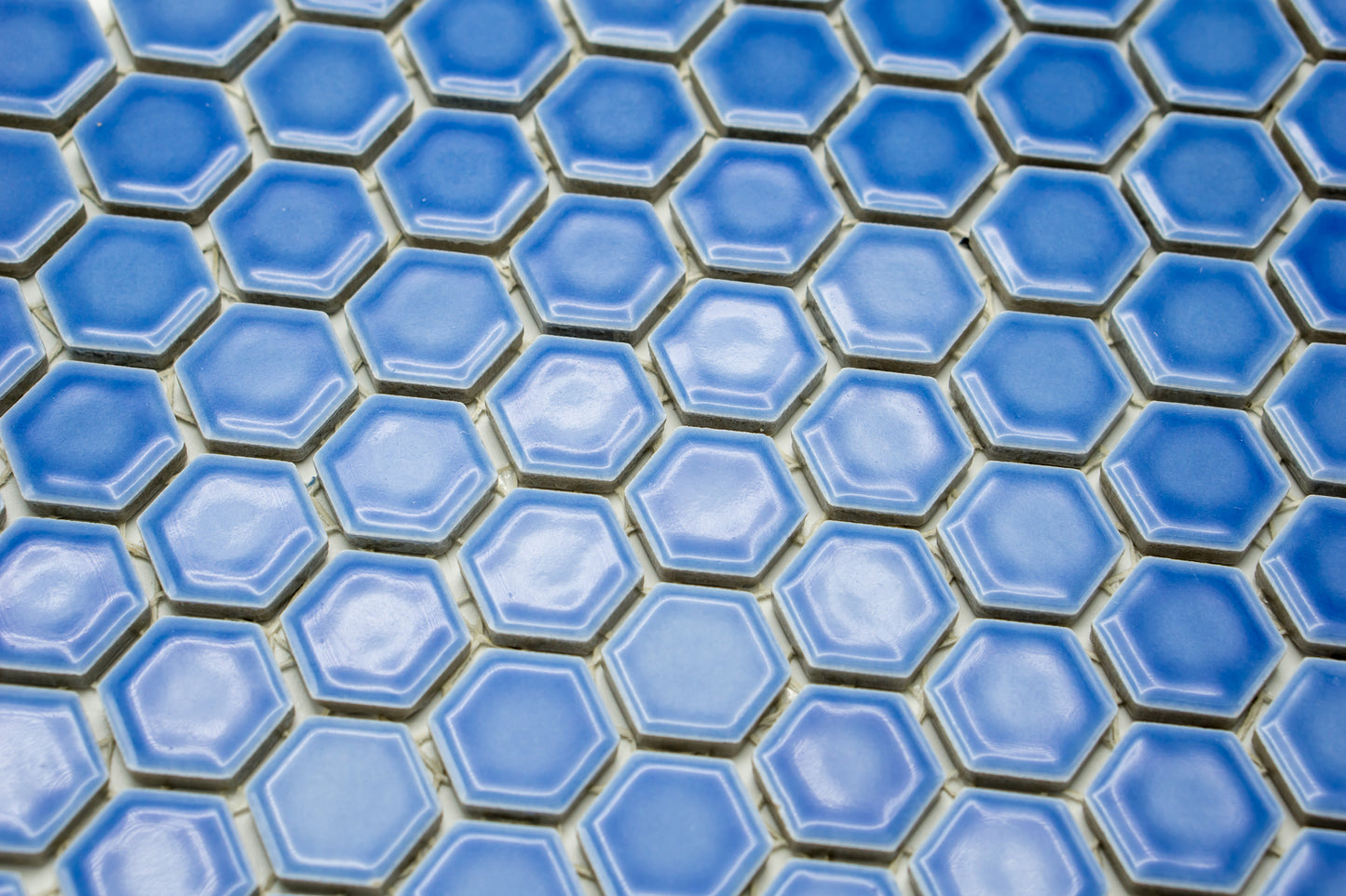 Mosaik Hexagon H HX 6471 blau 2,3x2,6 glänzend