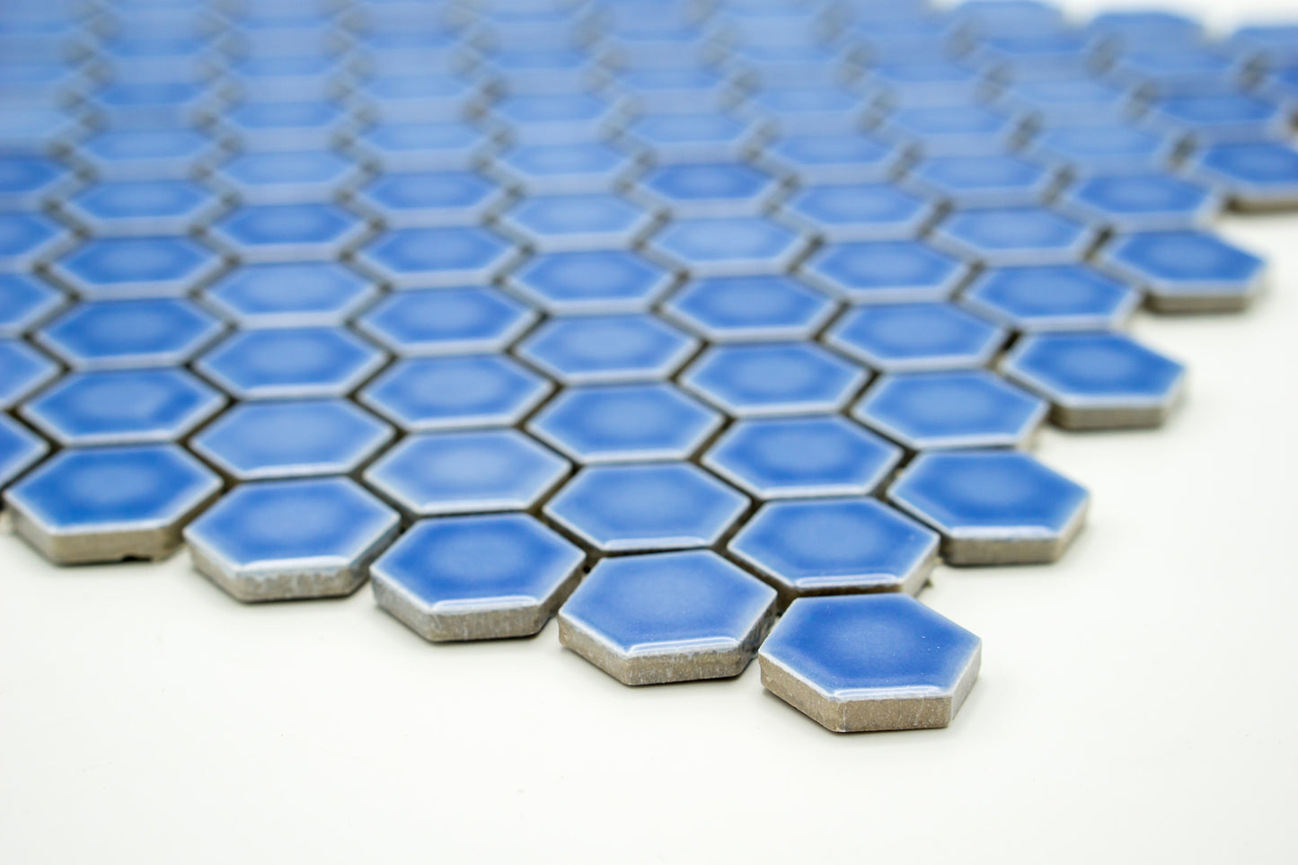 Mosaik Hexagon H HX 6471 blau 2,3x2,6 glänzend