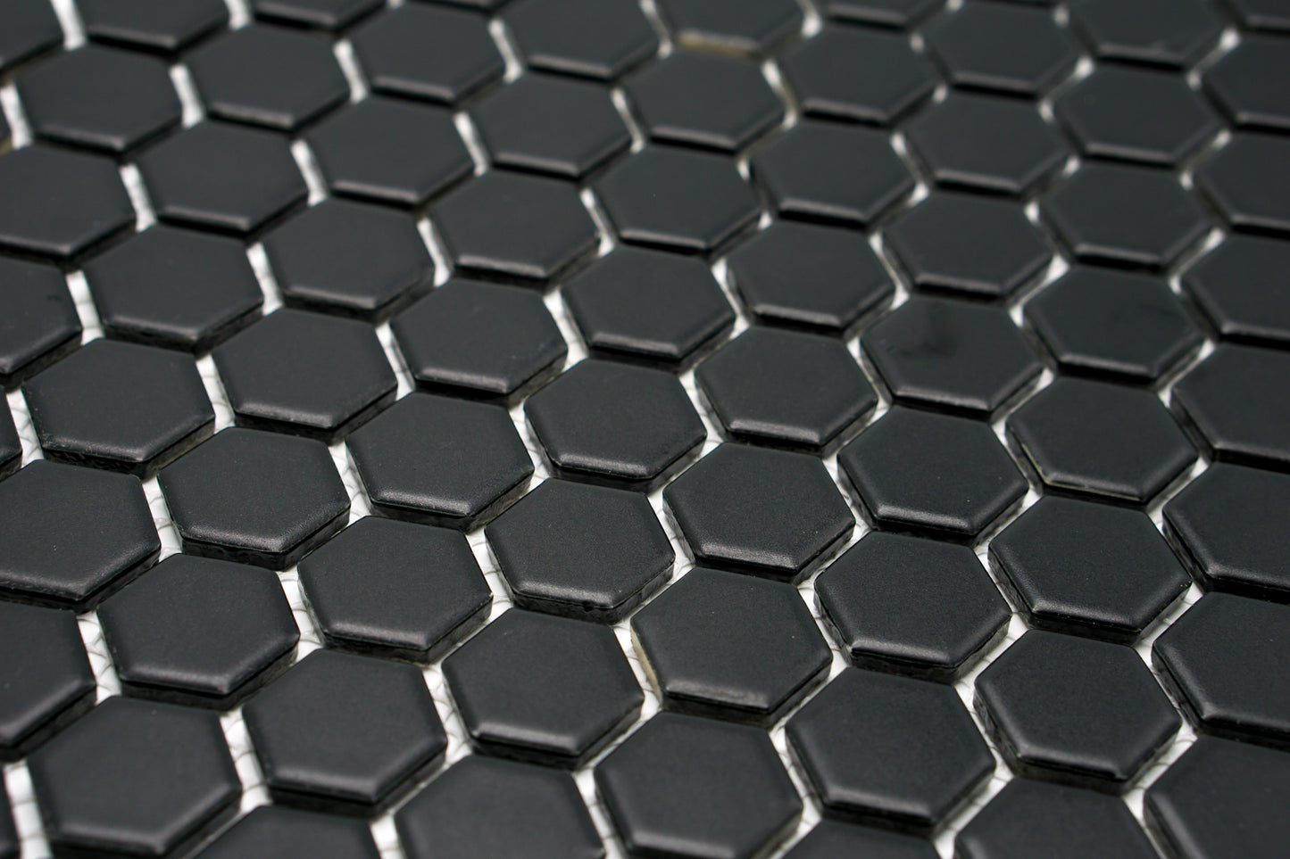 Mosaik Hexagon H HX 890 schwarz 2,3x2,6 matt