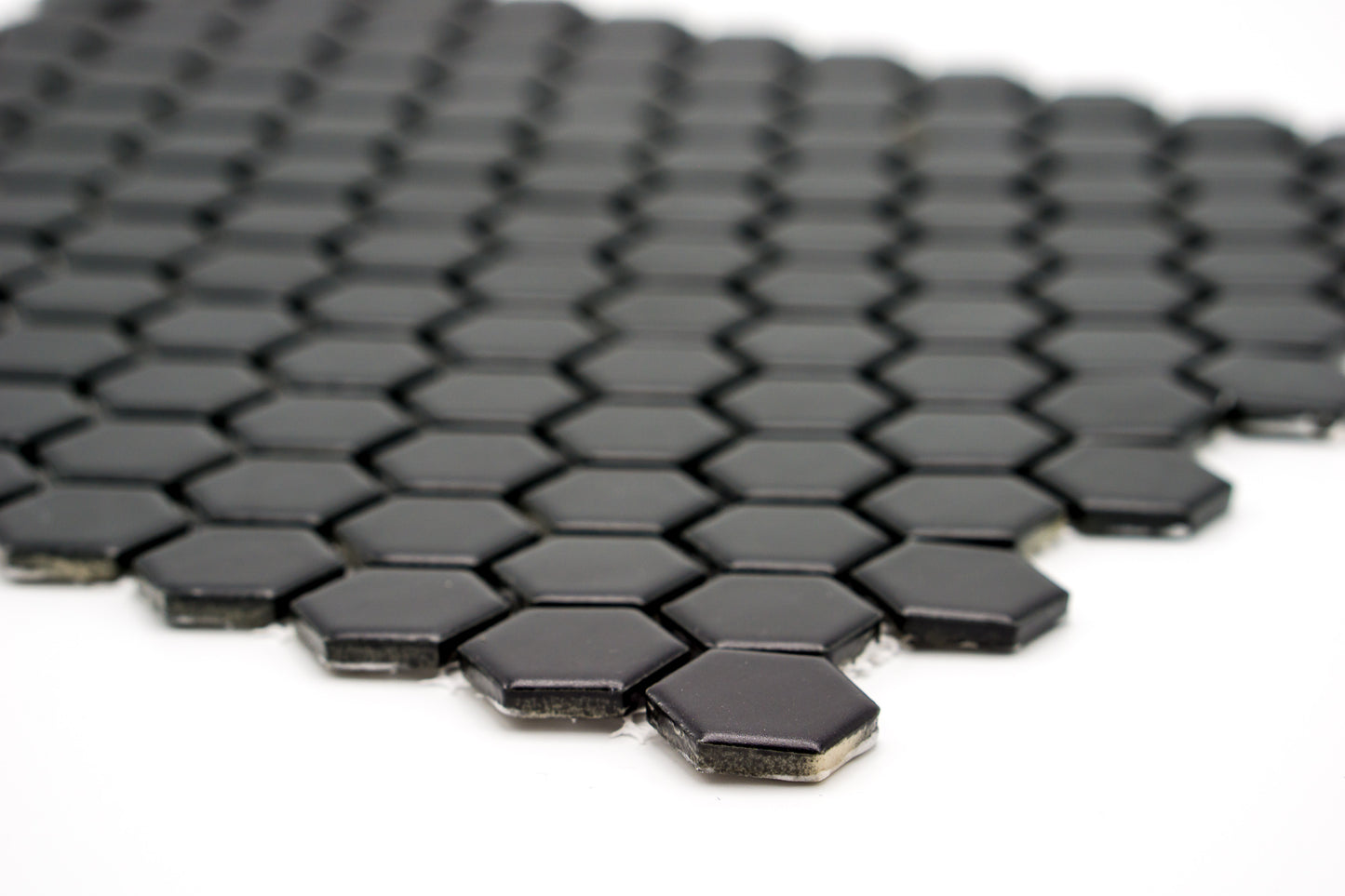 Mosaik Hexagon H HX 890 schwarz 2,3x2,6 matt