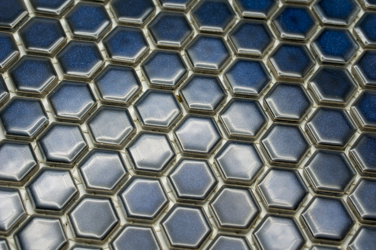 Mosaik Hexagon H HX BL 10 Kobalt 2,3x2,6 Glanz
