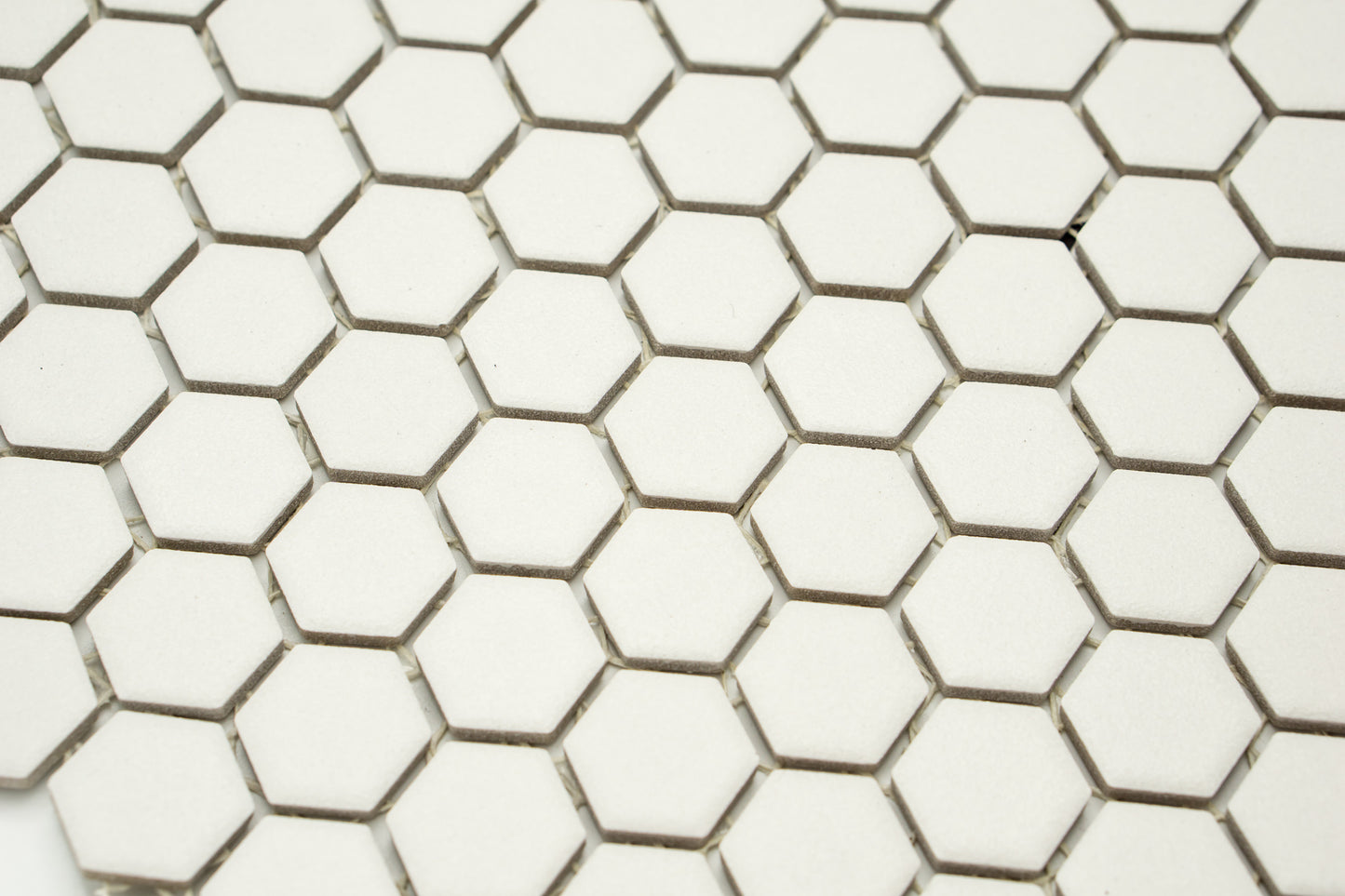 Mosaik Hexagon H HXA 21 weiß 2,3x2,6 matt rutschfest