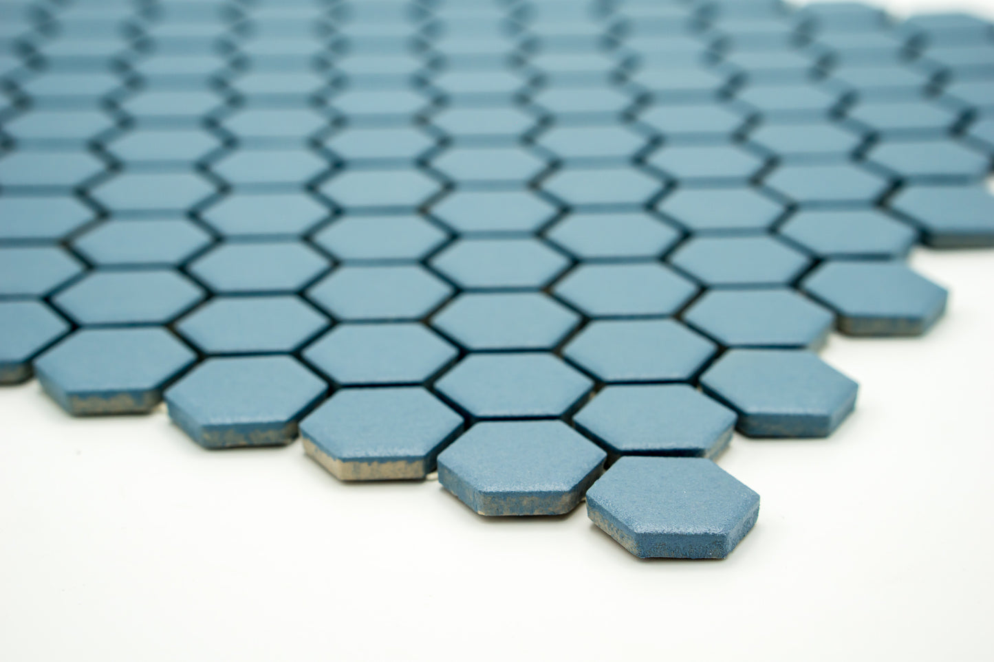 Mosaik Hexagon H HXA 23 blau 2,3x2,6 matt rutschfest